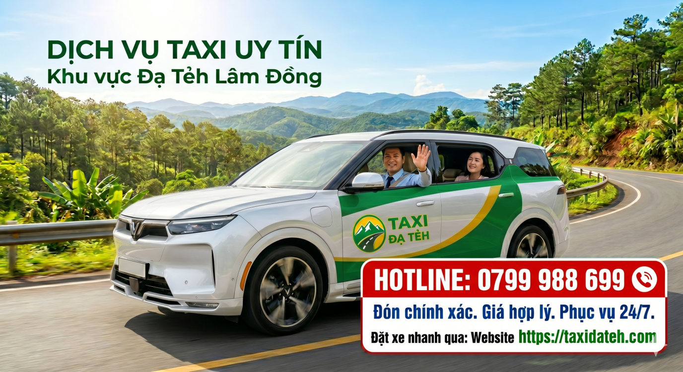Taxi Đạ Tẻh Lâm Đồng